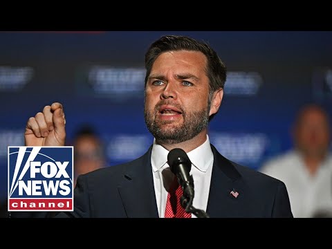 JD Vance delivers remarks at a campaign rally. Raleigh, NC