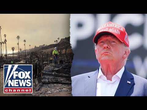 Trump visits California areas devastated by recent wildfires