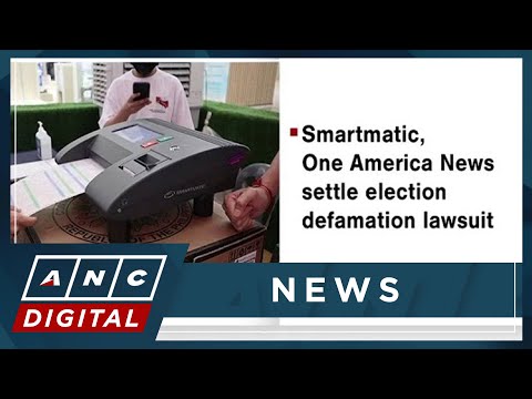 Smartmatic, One America News settle election defamation lawsuit | ANC