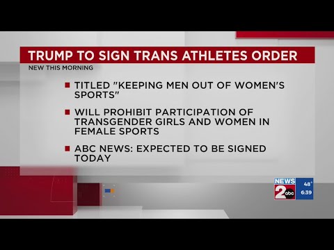 Trump to sign trans athletes order