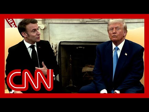 Macron interrupts Trump, clarifies how Europe gave money to Ukraine