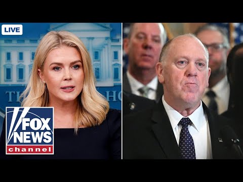 Karoline Leavitt holds press briefing with border czar Tom Homan