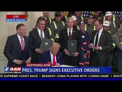 President Trump Participates in Unleashing American Energy Executive Order Event – 4/8/25