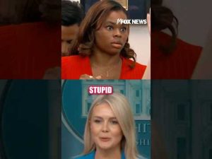 'What a stupid question!' – Leavitt ridicules question on Trump #shorts #usa #news #trump #media